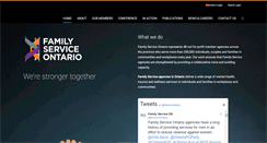Desktop Screenshot of familyserviceontario.org